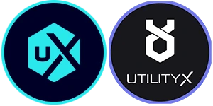 Logos for Utility X and UX network